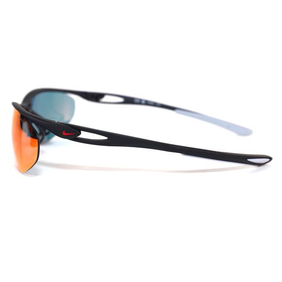 NIKE AERIAL Lightweight Rimless Performance Sunglasses - Black/Red Mirror - NWT - Picture 5 of 11